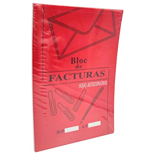 Tradineur - Bloc de facturas - Registro de venta, gastos, inversión y factura recibidas. - Ideal para la gestión de la tienda - 20,7 x 14,7 cm