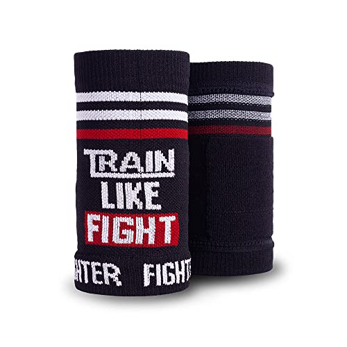 TRAINLIKEFIGHT-Air Bands – Muñequeras técnicas-muñequeras para Cross Training, calistenia, Ejercicios gimnásticos, protección para Tus muñecas-Black-S-M