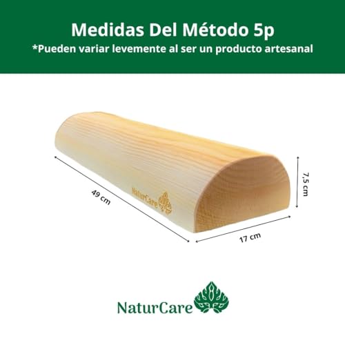 Tronco Propioceptivo Suelo Pélvico, Medidas Oficiales 5p, Tronco Propiocepción Suelo Pélvico de Madera de Pino Natural, Wood Roller Eutonía, Tronco de Ejercicios para Fortalecer el Músculo Pélvico