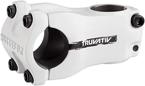 Truvativ SRAM_710845664922 Hussefelt Free-Ride 60 mm de Longitud, 0° de inclinación, 31,8 de diámetro, AL-6061-T6, Blanco Nieve, 1-1/8, Unisex-Adult, Snow White