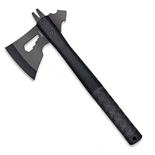 TS Knife Hacha Tomahawk 330 | Longitud de la Hoja: 14 cm | Hacha táctica de Supervivencia para Aventuras de Supervivencia 32540