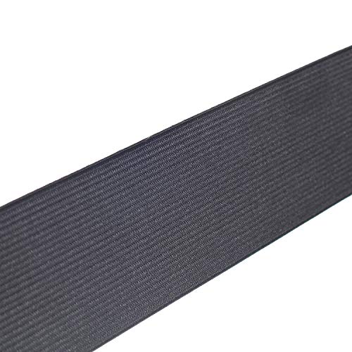 TUKA-i-AKUT 40 Metros x 100mm Elásticas Planas Bandas de Costura, Bandas de elástico de Cuerda, para la Ropa Personalizada y Artesanía DIY Hogar, 40 Metros Largo, 100 mm de Ancho, Negro TKB5092-black