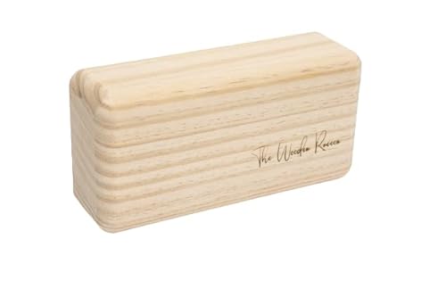 TWR ® - Bloque Yoga madera - Realizado 100% madera natural de pino insignis hecho en ESPAÑA. Taco Yoga o Ladrillo Yoga ecológico para Pilates, Meditación y Mindfulness- Tacto NATURAL.