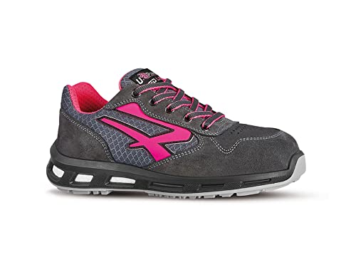 U-POWER Rep UP GEMINI, Zapatos de seguridad, Zapatillas deportivas ligeras antipinchazos unisex, suela Bast, inserto Infinergy, con puntera de aluminio - 38