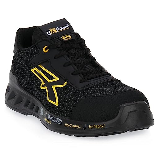 U-Power, Zapatos de Seguridad y contra Incendios Unisex Adulto, RV20014-43-Calzado Gama Red Leve Modelo Matt ESD S3 Ci SRC Talla, 43 EU