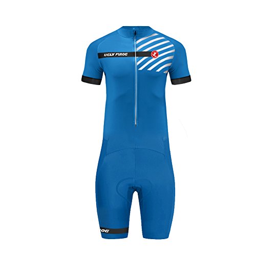 UGLY FROG Bike Wear De Manga Corta Ciclismo Jersey with Short Legs Body Hombre Equipos Una Gran Cantidad De Colores Skinsuit Monos+ GEL Pad