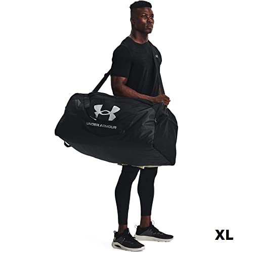 Under Armour Bolsa Undeniable 5.0, negro/negro/plata metalizada, 58 L (62,5 x 30,8 x 29 cm)