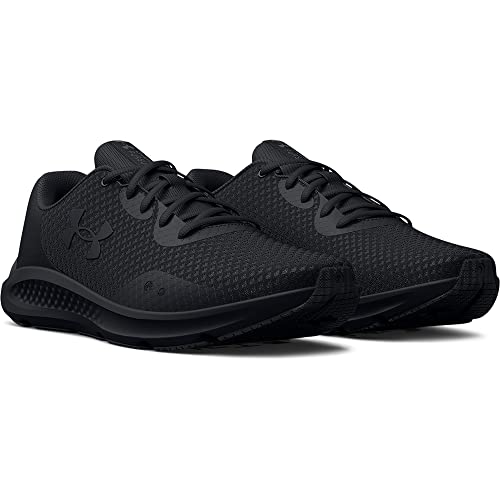 Under Armour Mujer UA W Charged Pursuit 3 Zapatillas para Correr, Black/Black/Black, 40.5 EU