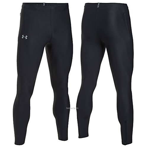 Under Armour Run True Heatgear Tight Leggings, Hombre, Negro (001), L