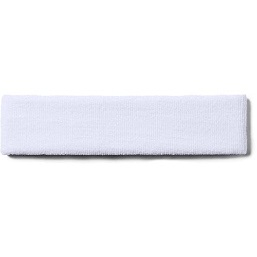 Under Armour UA Performance Headband Diadema Deportiva, Diadema Para Hombre Hombre Blanco (White) Talla Única