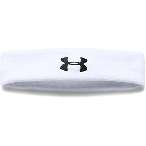 Under Armour UA Performance Headband Diadema Deportiva, Diadema Para Hombre Hombre Blanco (White) Talla Única