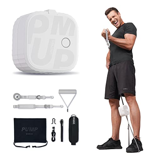 Unitree Fitness PUMP Pro Equipo de ejercicio máquina de cable para gimnasio en casa (blanco dinámico)