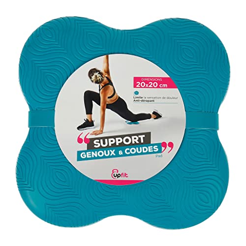 upfit - Soporte de Yoga, Almohadilla de Yoga para Rodillas y puños - Antideslizante - Ligero: 100 g - Dimensiones: 20 x 20 cm - Ayuda para posturas de Apoyo de Yoga - Limita la sensación de Dolor