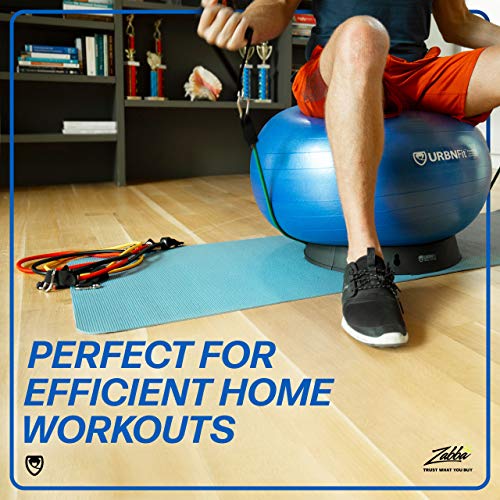 URBNFit Base para Balón de Ejercicio – El Mejor Soporte para Mantener tu Bola de Ejercicio y Suiza Pelota Estable Ejercicios en casa o como Silla para la Oficina