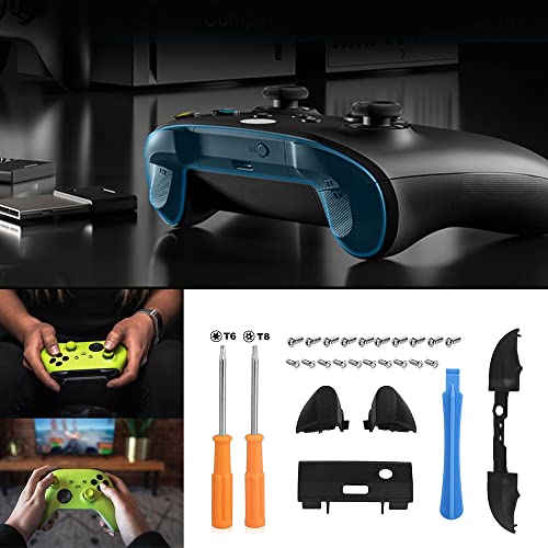 UYUYong Juego de Botones de Parachoques de Repuesto LB RB LT RT para Xbox Series X y Xbox Series S Controller Gamepad con Piezas de Reparación de Destornillador y kit de Tornillos T8 T6