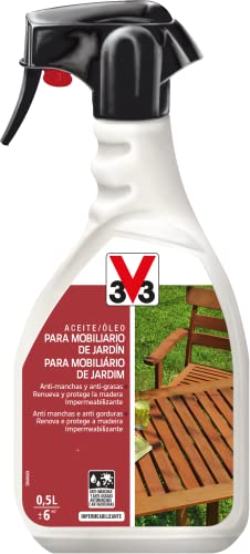 V33 Pulverizador aceite teca - 0.5L, Incoloro