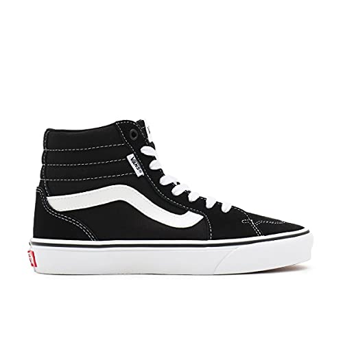 Vans Filmore Hi, Sneaker Mujer, Suede/Canvas Black/White, 38 EU