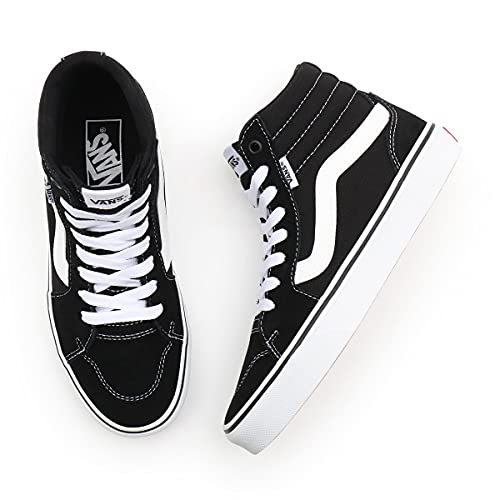 Vans Filmore Hi, Sneaker Mujer, Suede/Canvas Black/White, 38 EU