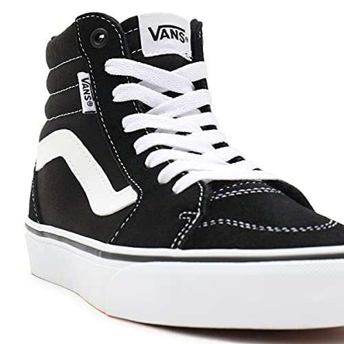 Vans Filmore Hi, Sneaker Mujer, Suede/Canvas Black/White, 38 EU