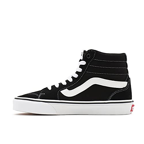 Vans Filmore Hi, Sneaker Mujer, Suede/Canvas Black/White, 38 EU