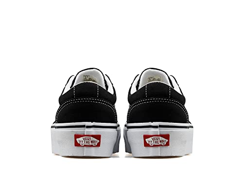 Vans Ward Platform, Zapatillas Mujer, Canvas Black White, 41 EU