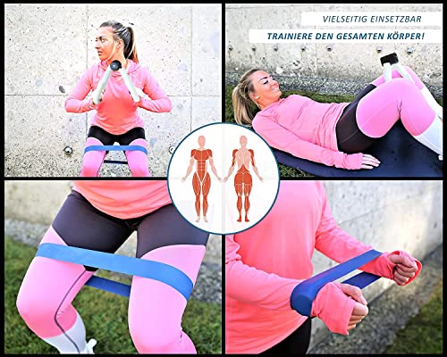 Venova® Prensa de piernas para entrenamiento de muslos, para el hogar [con banda de resistencia y bolsa de transporte] Dispositivo de entrenamiento para entrenamiento de resistencia, suelo pélvico,