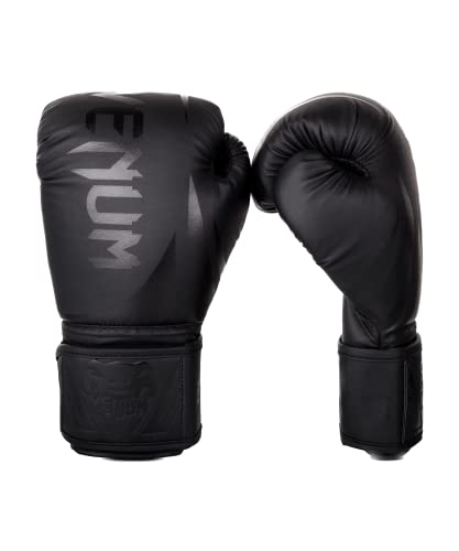 VENUM Challenger 2.0 Kids Guantes de Boxeo, Unisex-Youth, Negro/Negro, 6-Ounce