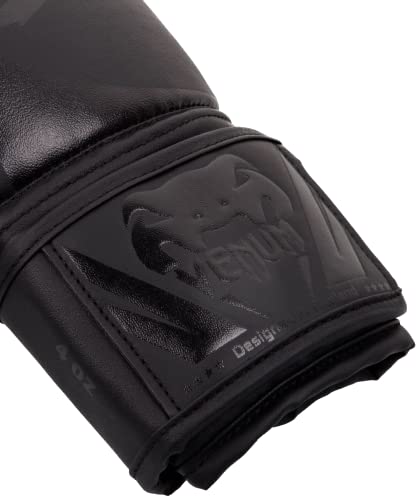 VENUM Challenger 2.0 Kids Guantes de Boxeo, Unisex-Youth, Negro/Negro, 6-Ounce