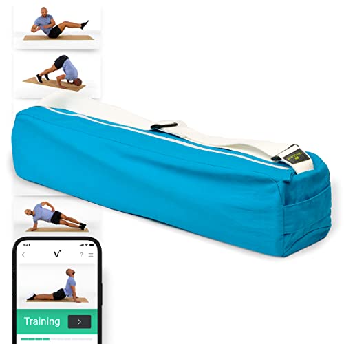 Vesta+ Bolsa de yoga para esterilla de yoga + aplicación de fitness, bolsa de yoga de algodón orgánico, bolsa de transporte con correa ajustable, la bolsa ecológica para esterilla de yoga para el plus