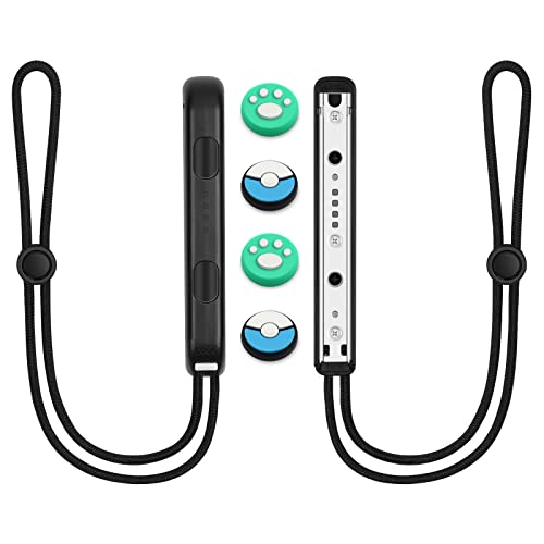 Vicloon Correa de Muñeca para Switch Gamepad, 1 Par Muñeca Switch Mando Accesorios con 4 Switch Mandos, Correa para la muñeca para Nintendo Switch Controller-Blanco