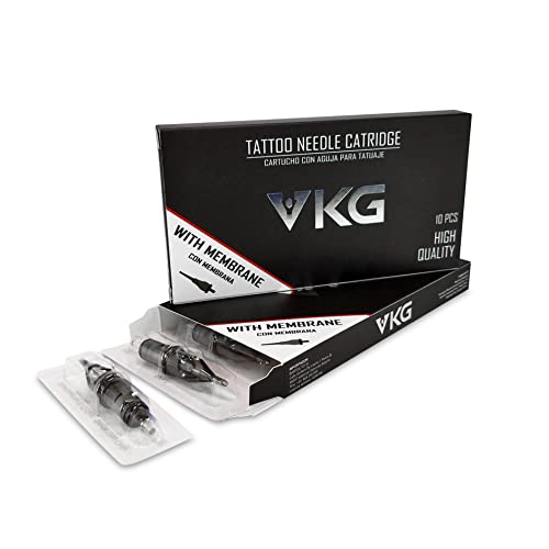 Viking Ink USA - 3 ROUND LINER (0.30mm) - Cartuchos estériles y desechables para tatuajes - Caja 10ud