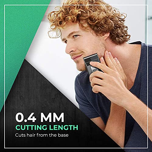 Wahl 3615-0471-Mobile Shaver para hombres, Kit para el corte de pelo - 1 unidad, batería, a red indicadores led pantalla lcd multifuncional, tapa protectora, recargable