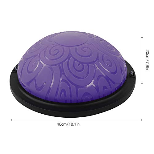 Wakects Media Pelota de Yoga, Pelota de Entrenamiento de Equilibrio, Ejercicio de Yoga ABS, Media Pelota de Ejercicio para Gimnasio en Casa, Entrenamiento Básico, Equipo de Ejercicio de