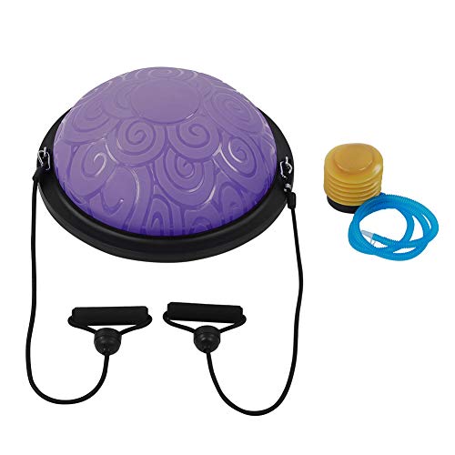 Wakects Media Pelota de Yoga, Pelota de Entrenamiento de Equilibrio, Ejercicio de Yoga ABS, Media Pelota de Ejercicio para Gimnasio en Casa, Entrenamiento Básico, Equipo de Ejercicio de