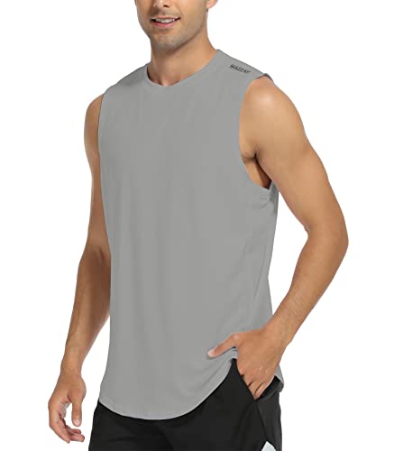 WAZZAP Camiseta Tirantes Hombre Secado Rápido Gym Fitness Gimnasio Deportivo Sin Manga Tank Top