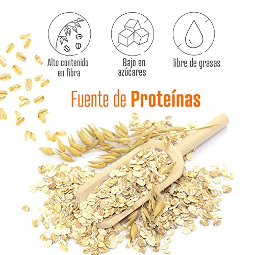 Weider Oat Gourmet. Harina de Avena Integral. Fuente de proteína con bajo contenido en azúcares. Sabor Neutro (1,9 kg)