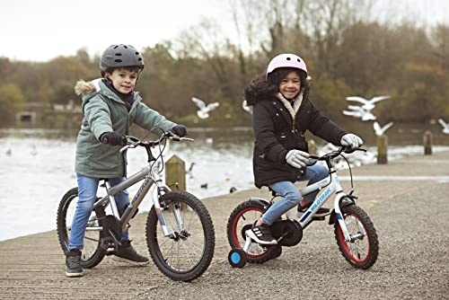 Wildtrak - Bicicleta 20 pulgadas para niños de 6 a 9 años con frenos ajustables - Plateada