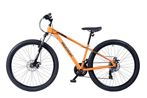 Wildtrak - Bicicleta de Montaña, Adulto, 27.5 pulgadas, 21 Velocidades, Cambios Shimano - Naranja