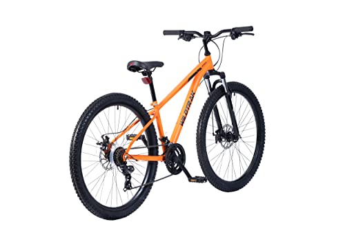 Wildtrak - Bicicleta de Montaña, Adulto, 27.5 pulgadas, 21 Velocidades, Cambios Shimano - Naranja