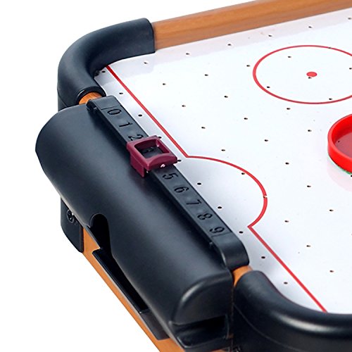 WIN.MAX Mini Mesa de Hockey de Aire Construcción de Madera MDF Un montón de Juegos Divertidos para Las Fiestas de cumpleaños