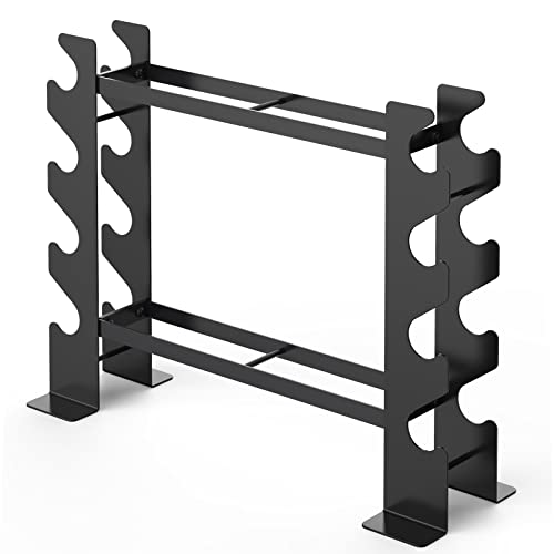 WINNOW - Mancuernas para rack de gimnasio en casa con mancuernas, soporte de peso multicapa