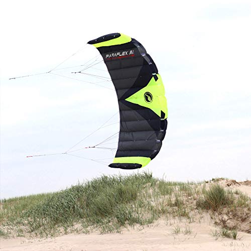 Wolkenstürmer Paraflex Trainer 3.1 Action Kite - 3 Line Trainer Steering Mat para Mountainboarding