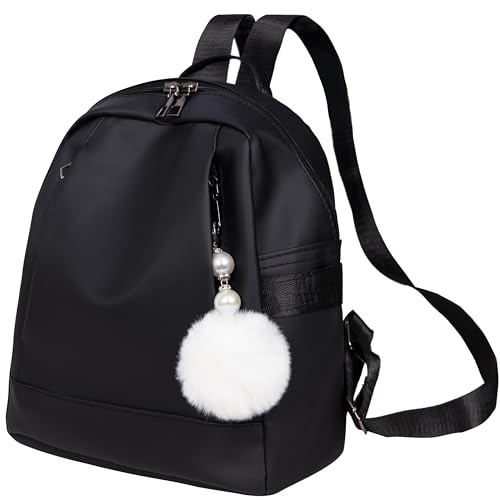 WZCZZHA Mochila Pequeña Mujer Casual Bolso de Mujer - Pequeña Mochila Negra Impermeable Para Mujer Mini Mochila travel backpack