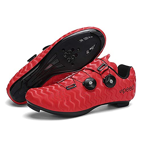 XBSXP Zapatillas de Ciclismo para Hombre Zapatillas de Bicicleta de Carretera Zapatillas de Ciclismo de Carreras Zapatillas de Ciclismo Zapatillas Deportivas al Aire Libre Zapatillas de