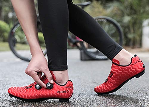 XBSXP Zapatillas de Ciclismo para Hombre Zapatillas de Bicicleta de Carretera Zapatillas de Ciclismo de Carreras Zapatillas de Ciclismo Zapatillas Deportivas al Aire Libre Zapatillas de