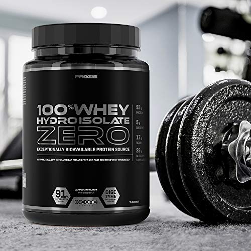 Xcore Nutrition 100% Whey Hydro Isolate Zero SS, Sabor Cappuccino - 750 gr