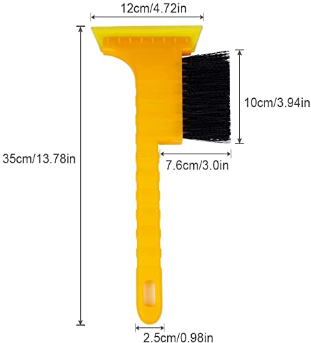 XMING SENPUSI Removal Shovel Snow Remover 2 en 1 Dual Head Ligero Ligero Invierno Desfrecimientos Defrosting Snow Cepillo Scaper Scaper Snowshield