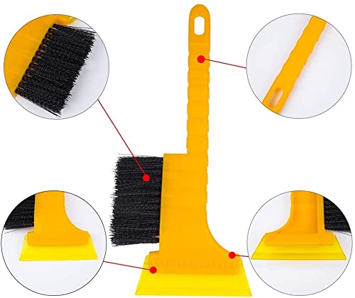 XMING SENPUSI Removal Shovel Snow Remover 2 en 1 Dual Head Ligero Ligero Invierno Desfrecimientos Defrosting Snow Cepillo Scaper Scaper Snowshield