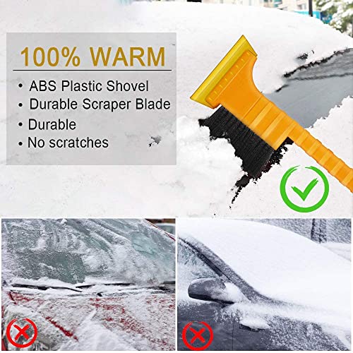 XMING SENPUSI Removal Shovel Snow Remover 2 en 1 Dual Head Ligero Ligero Invierno Desfrecimientos Defrosting Snow Cepillo Scaper Scaper Snowshield