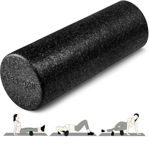 Yes4All Foam Roller - Rullo In Schiuma Ultra Leggero In EPP Ad Alta Densità Lungo 30/45/61/91 CM Per Schiena, Gambe, Allenamenti, Punti Trigger, Palestra, Pilates, Fitness, Yoga, Tessuti Profondi